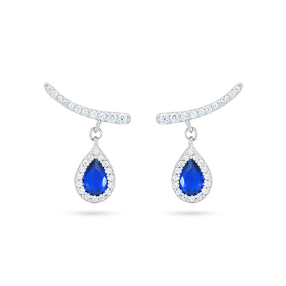 Emerald Elegance Drop Earrings