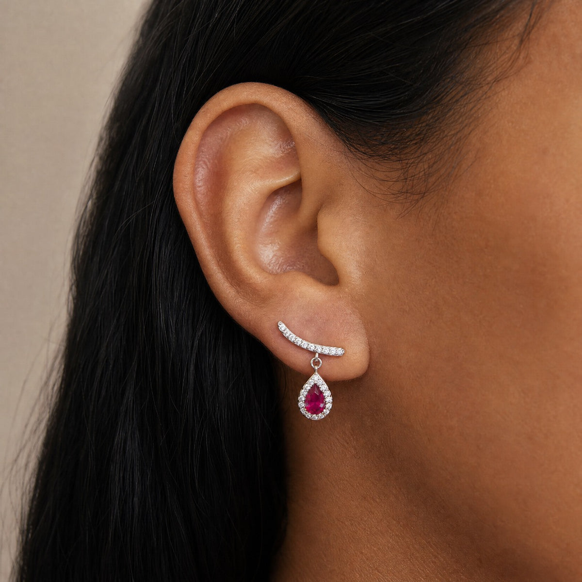 Emerald Elegance Drop Earrings