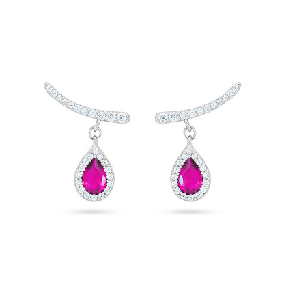Emerald Elegance Drop Earrings