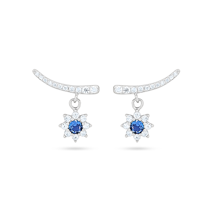 Radiant Blossom Drop Earrings