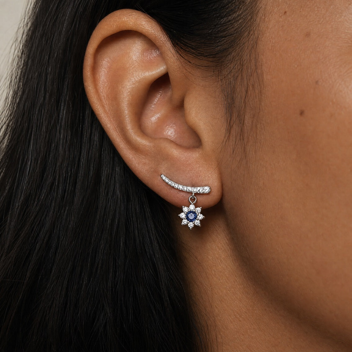 Radiant Blossom Drop Earrings