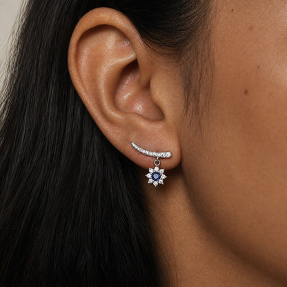 Radiant Blossom Drop Earrings