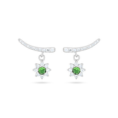 Radiant Blossom Drop Earrings