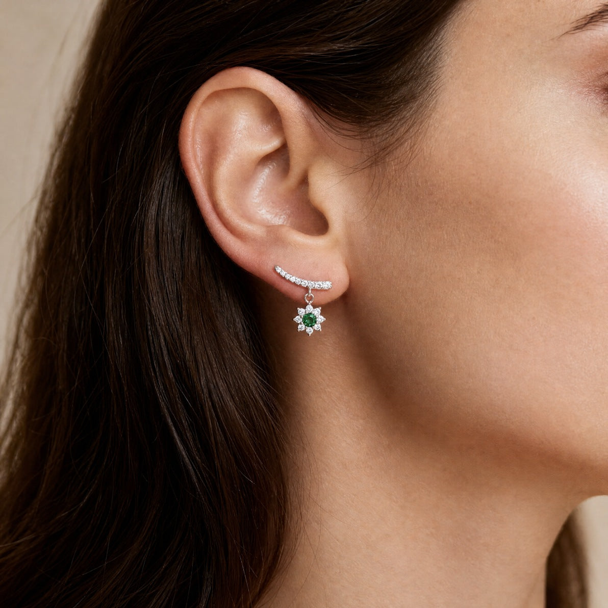 Radiant Blossom Drop Earrings