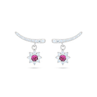 Radiant Blossom Drop Earrings image