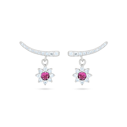 Radiant Blossom Drop Earrings