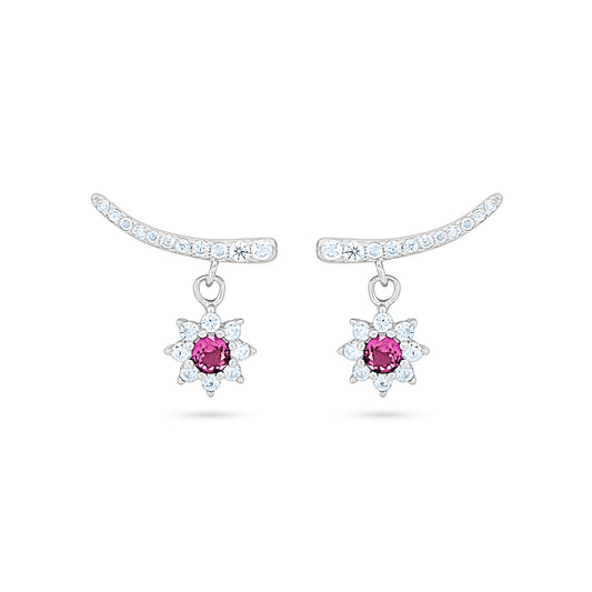 Radiant Blossom Drop Earrings