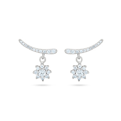 Radiant Blossom Drop Earrings