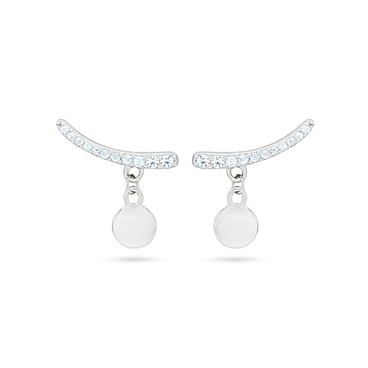 Crescent Charm Earrings