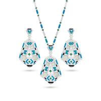 Sapphire Geometric Elegance Set image