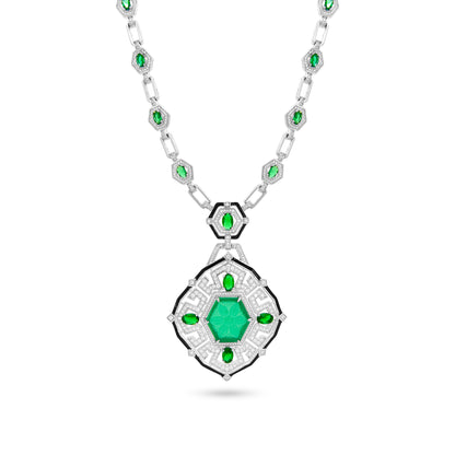 Emerald Mosaic Set