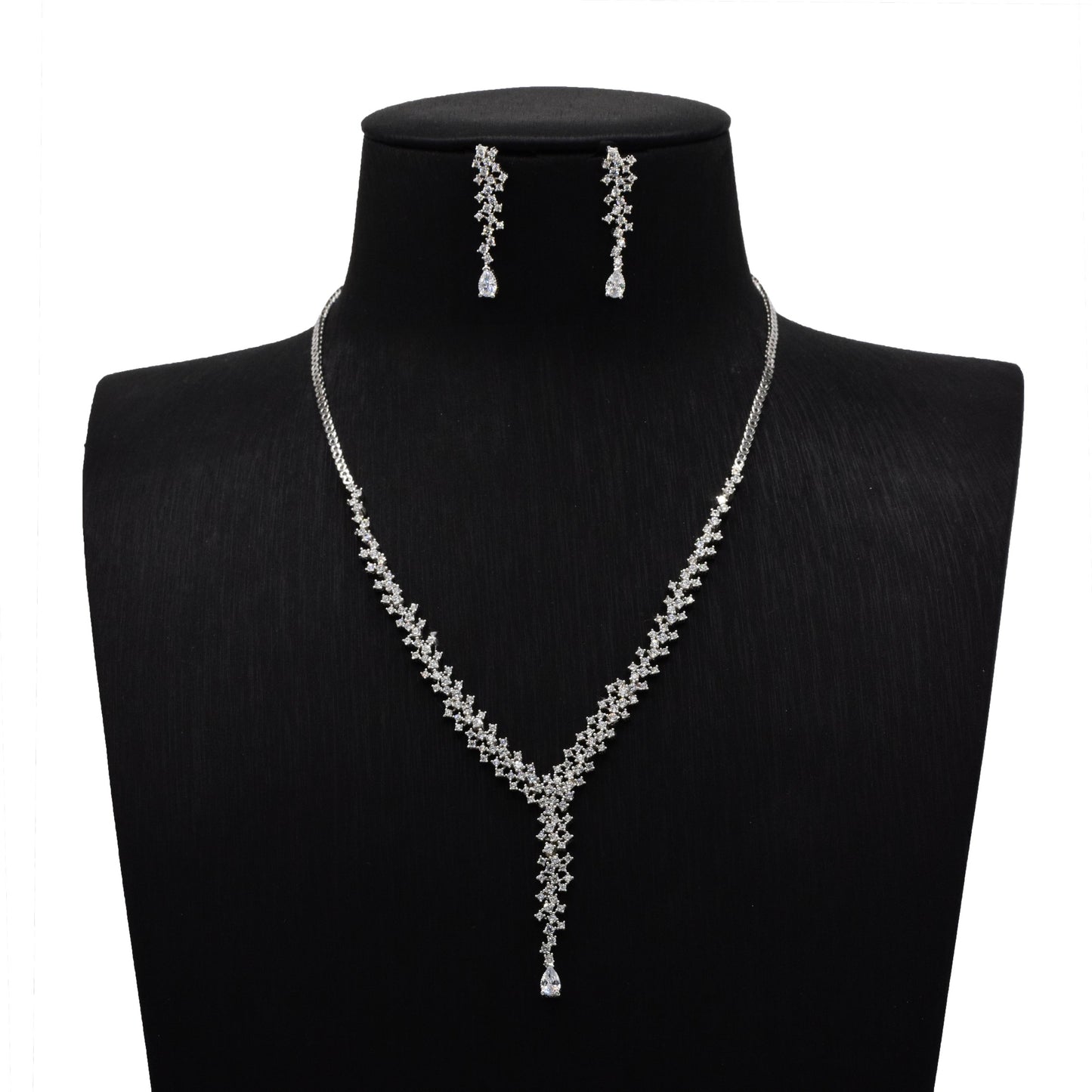 Radiant Cascade Sterling Silver Set