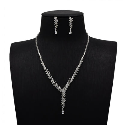 Radiant Cascade Sterling Silver Set