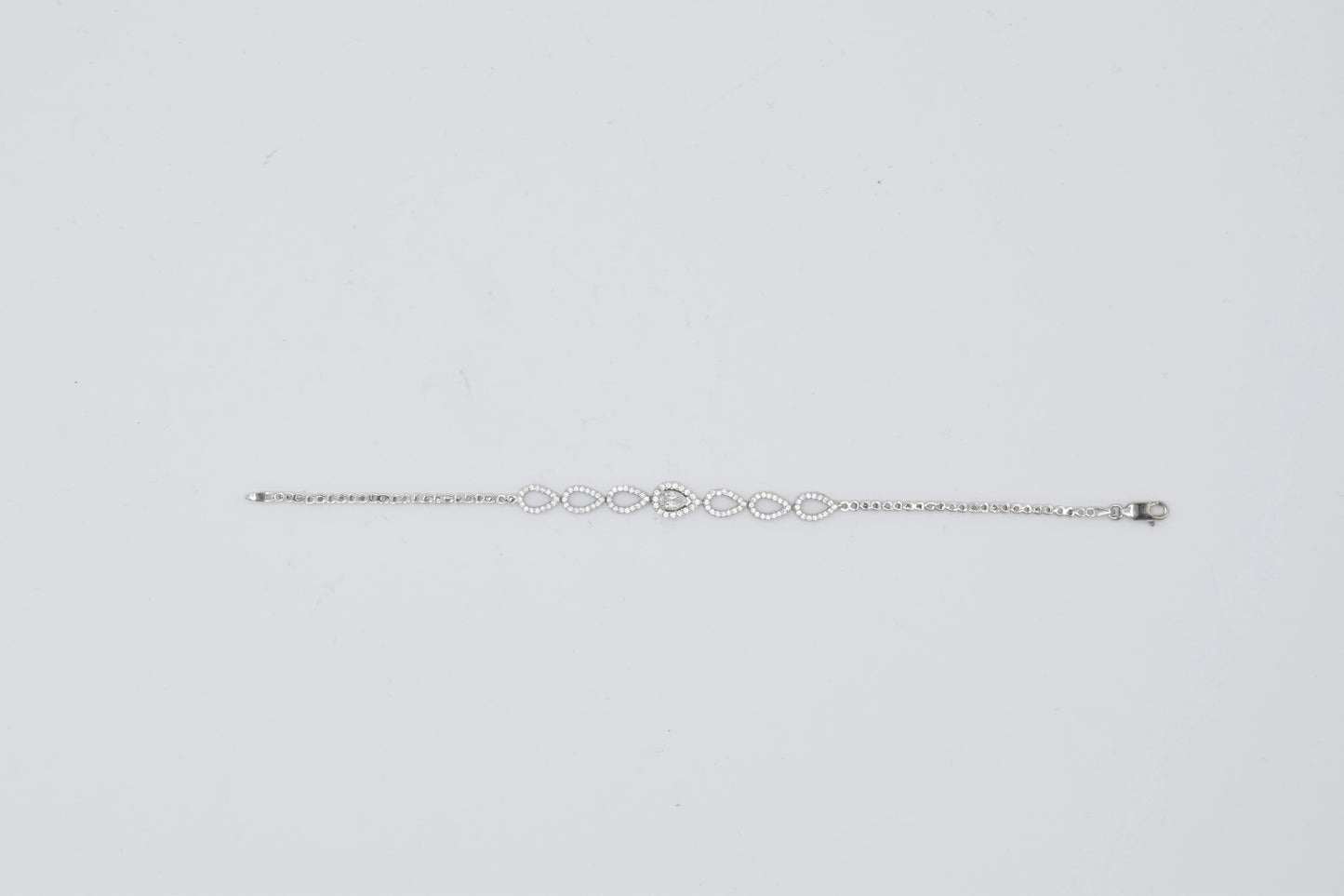 Elegant Teardrop Set in Sterling Silver