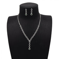 Elegant Teardrop Set in Sterling Silver image