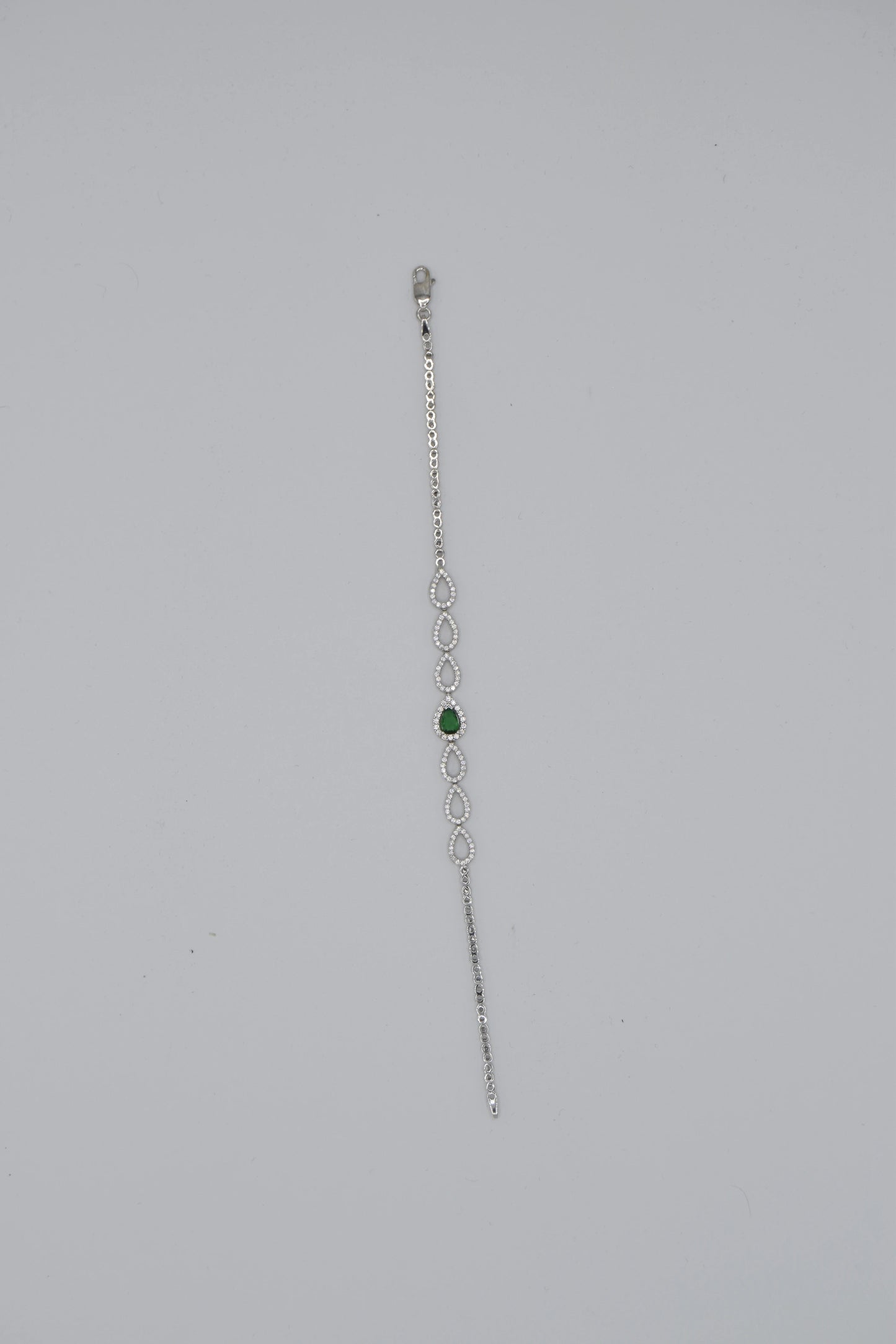 Elegant Teardrop Set in Sterling Silver