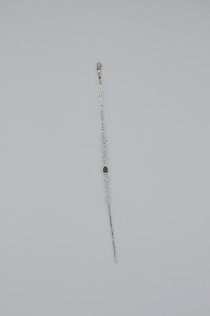 Elegant Teardrop Set in Sterling Silver