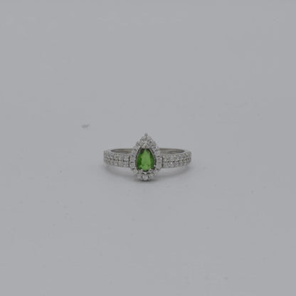 Elegant Teardrop Set in Sterling Silver