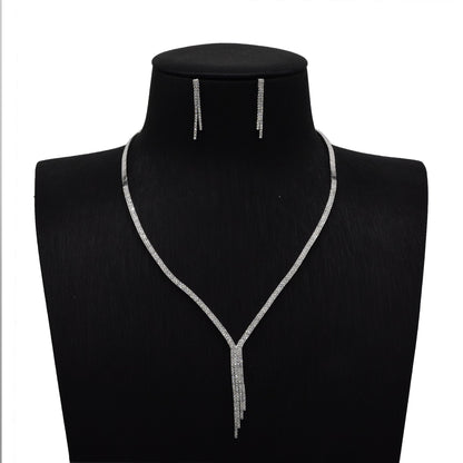 Dazzling Silver Drop Set