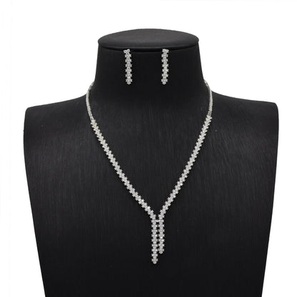 Elegant Zircon Drop Set