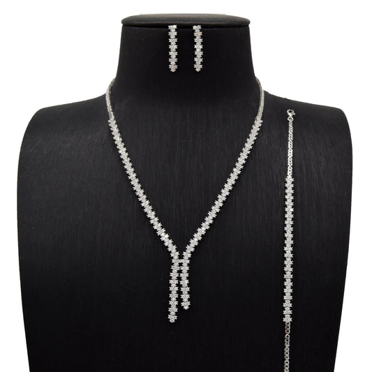 Elegant Zircon Drop Set