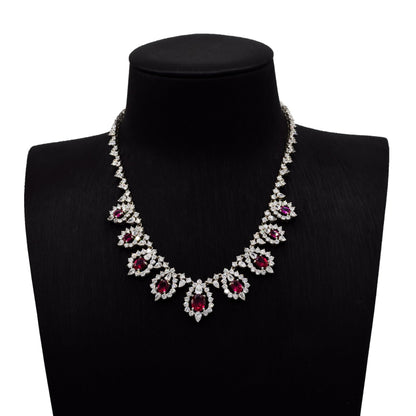 Ruby Crown Necklace