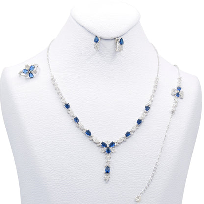 Emerald Blossom Jewelry Set