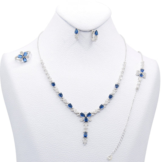 Emerald Blossom Jewelry Set