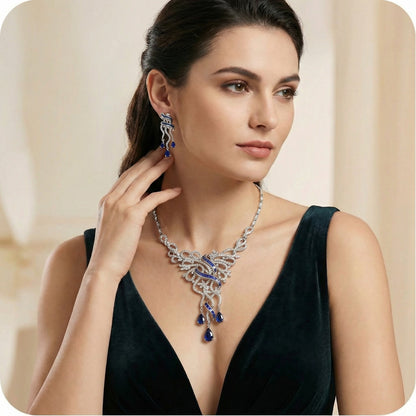 Sapphire Elegance Necklace