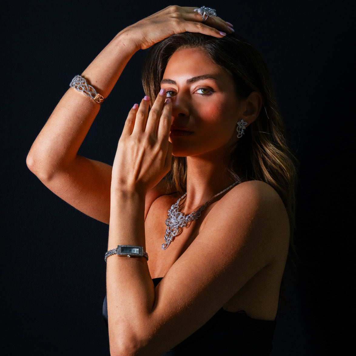 Floral Radiance Necklace and Earring Set