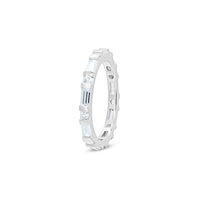 Radiant Baguette and Round Cut Zircon Band image