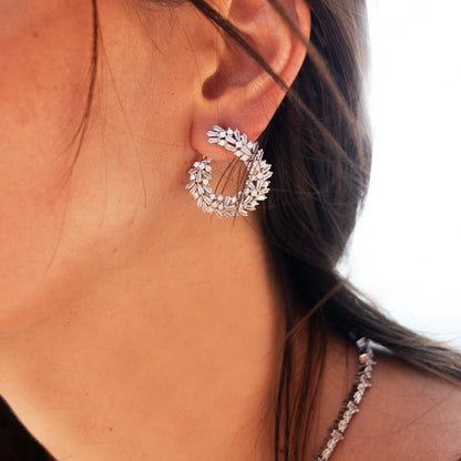 Elegant Crystalline Earrings