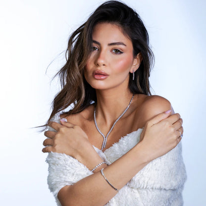 Elegant Zircon Drop Set