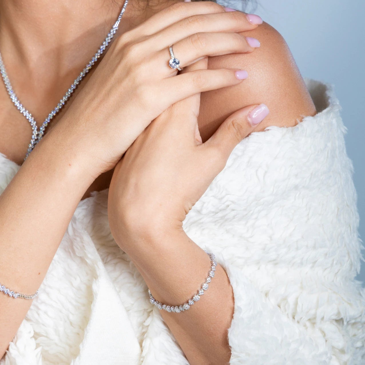 Elegant Zircon Drop Set