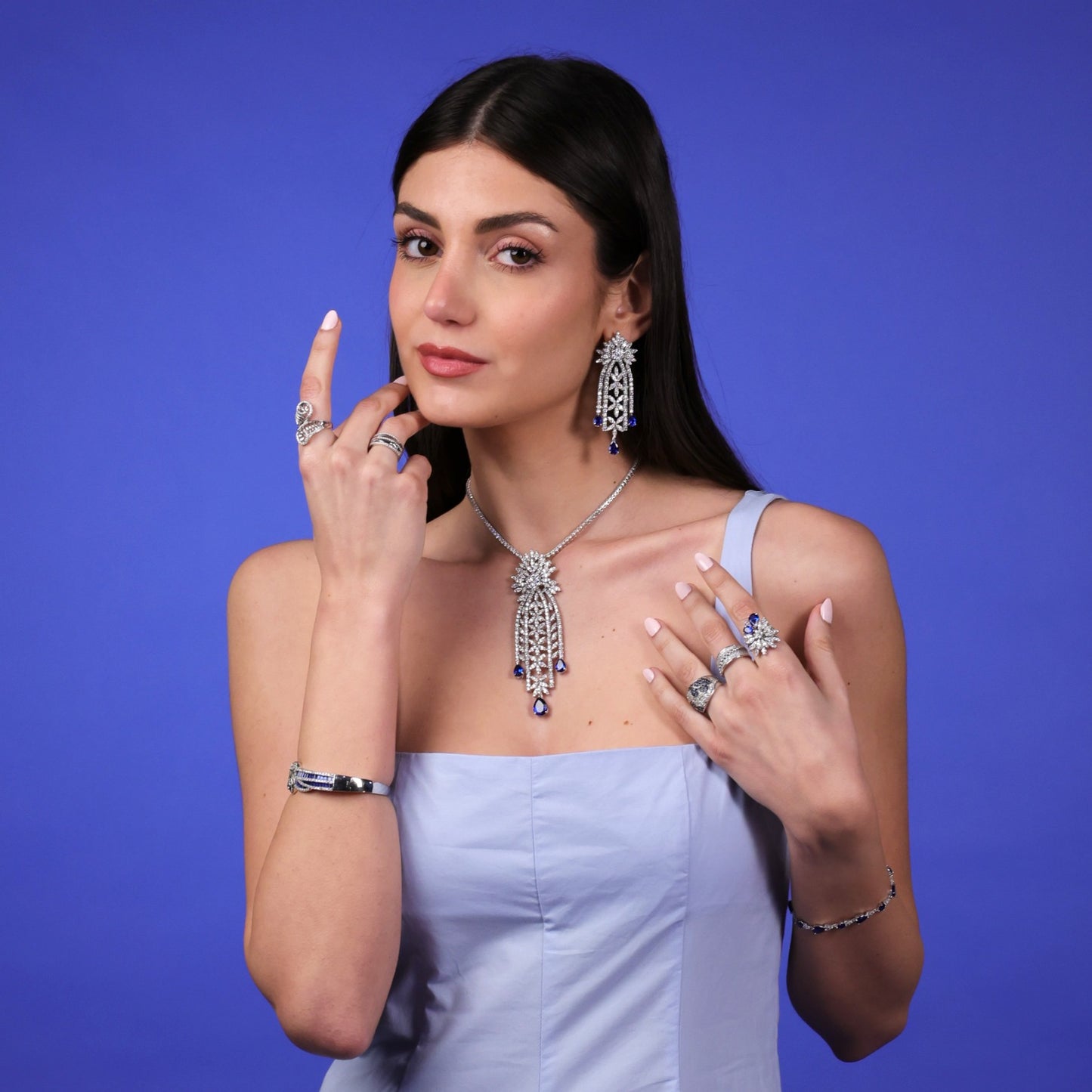 Royal Cascade Zircon Set