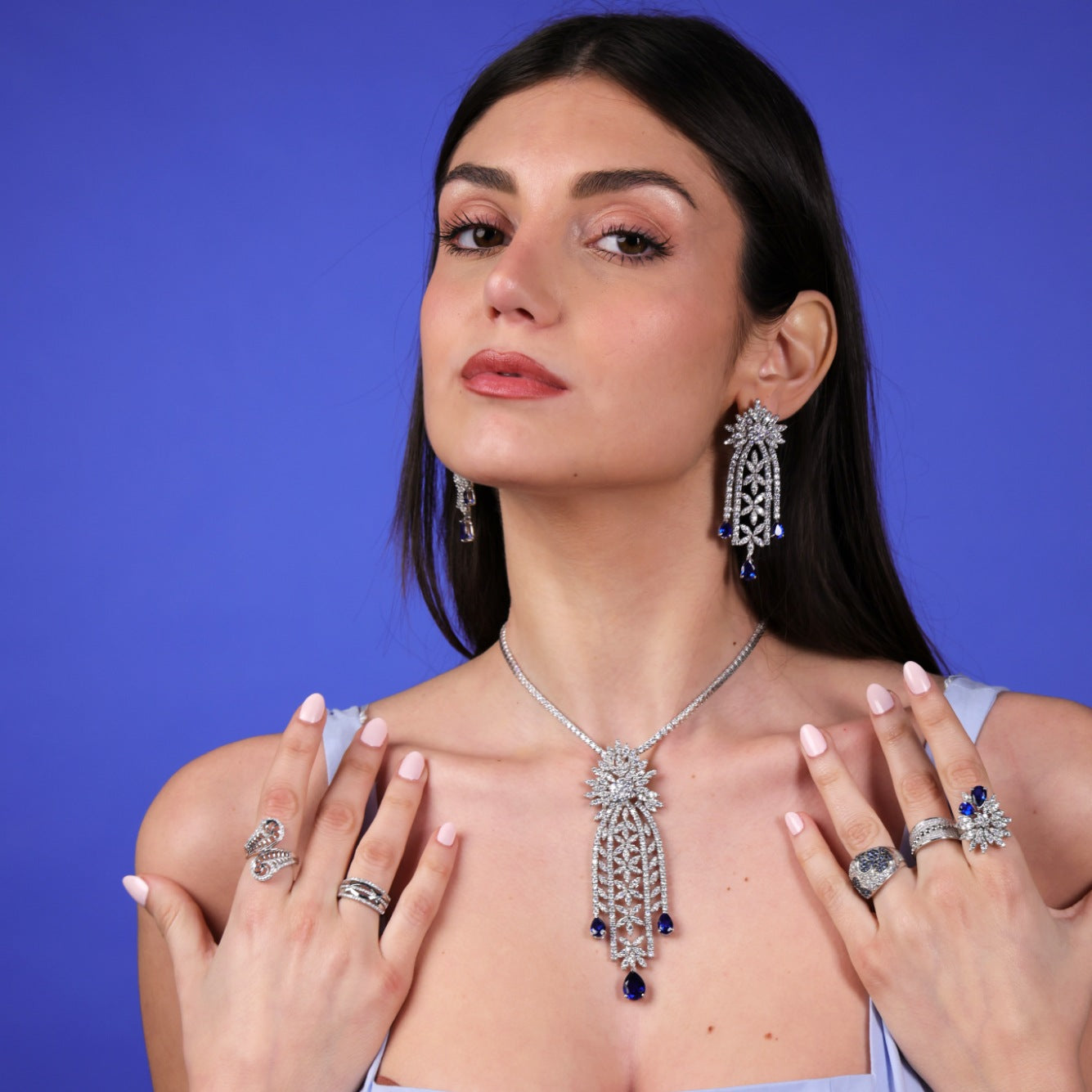 Royal Cascade Zircon Set