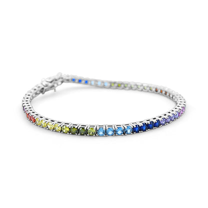 Rainbow Zircon Bracelet