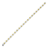 Golden X Tennis Bracelet image