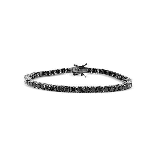 Double Black Tennis Bracelet - 3.5 mm