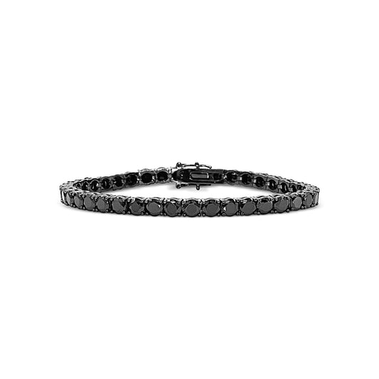 Double Black Tennis Bracelet 4 mm