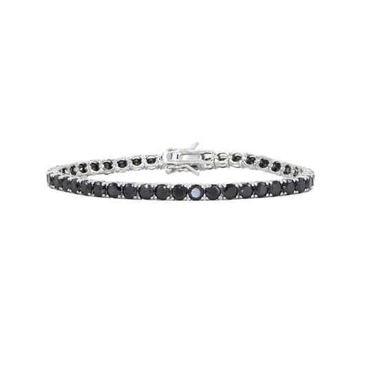 Black & White Tennis - 4 mm
