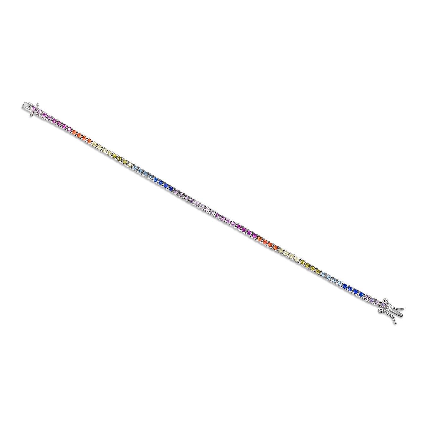 Rainbow Tennis Bracelet - 2 mm