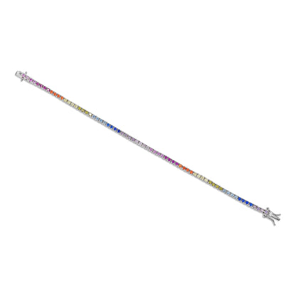 Rainbow Tennis Bracelet - 2 mm