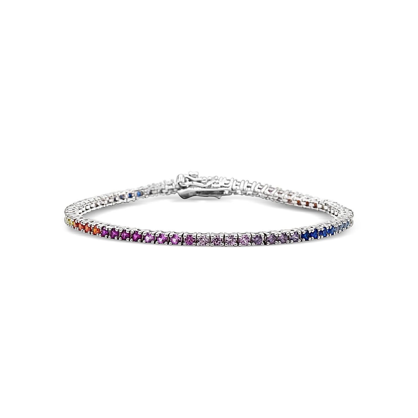 Rainbow Tennis Bracelet - 2 mm