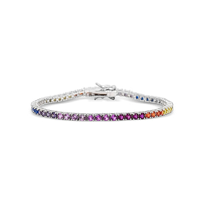 Rainbow Tennis Bracelet - 2.5 mm