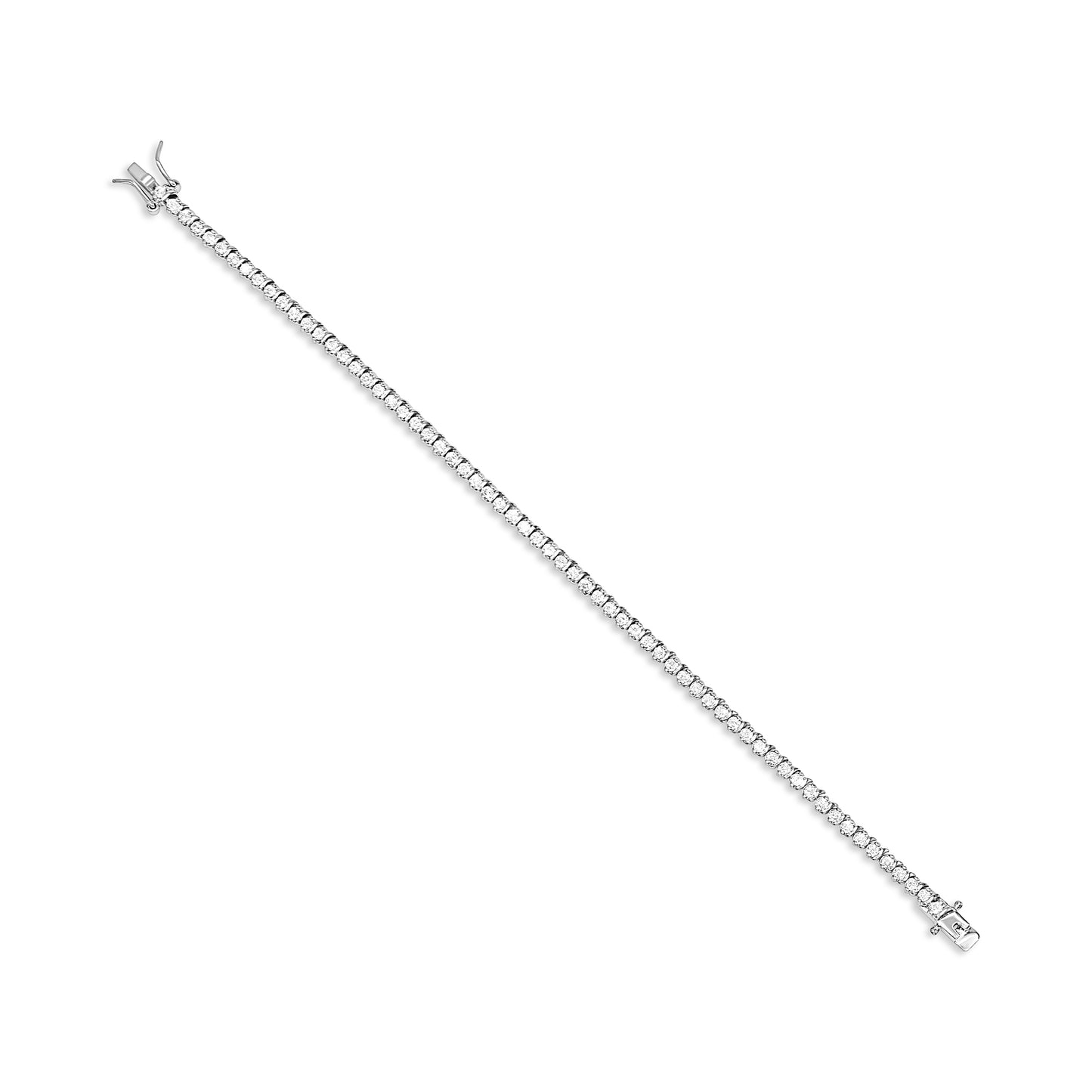 S-Channel Tennis Bracelet - 2 mm