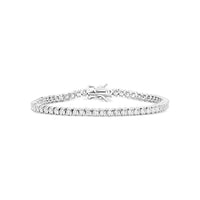 S-Channel Tennis Bracelet - 2 mm image