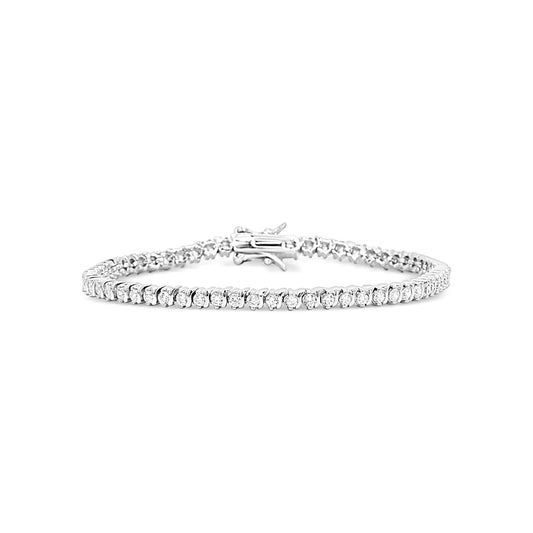 S-Channel Tennis Bracelet - 2 mm