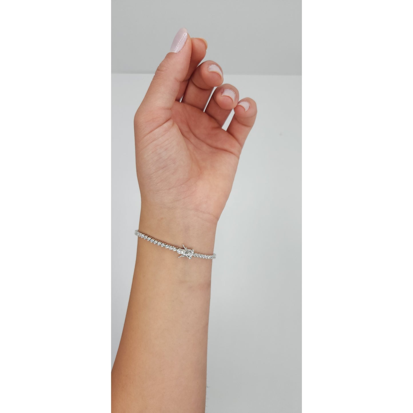 S-Channel Tennis Bracelet - 2 mm