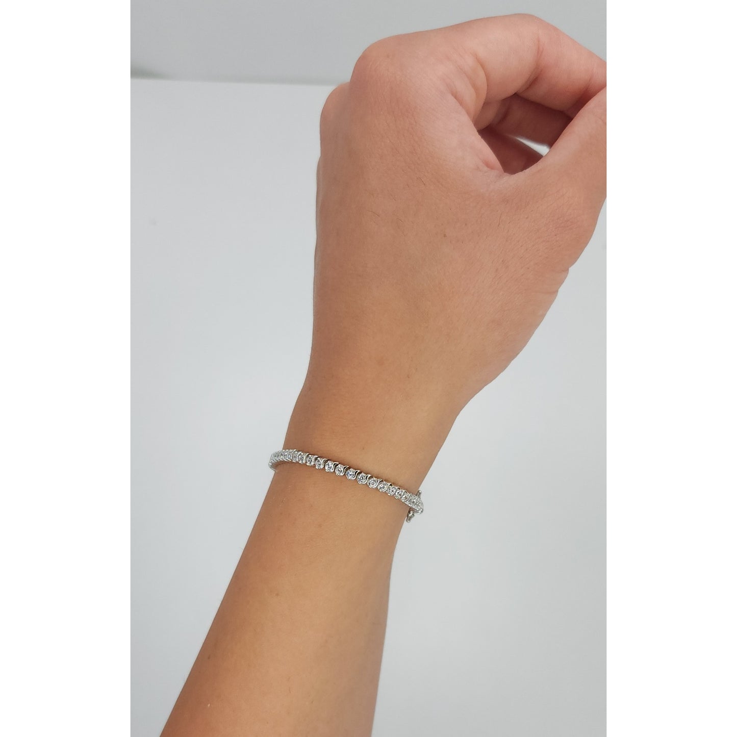 S-Channel Tennis Bracelet - 2 mm